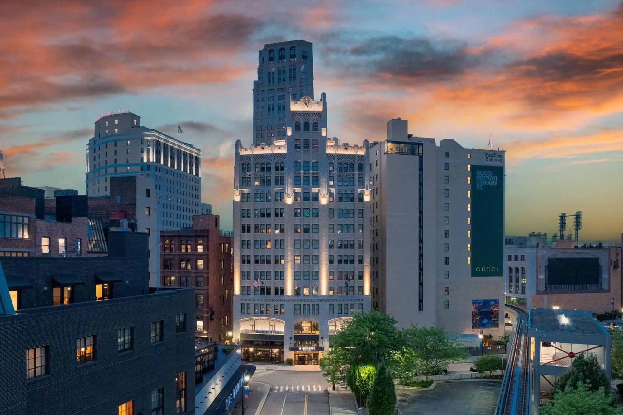 Hotel Element Detroit At The Metropolitan Exterior foto