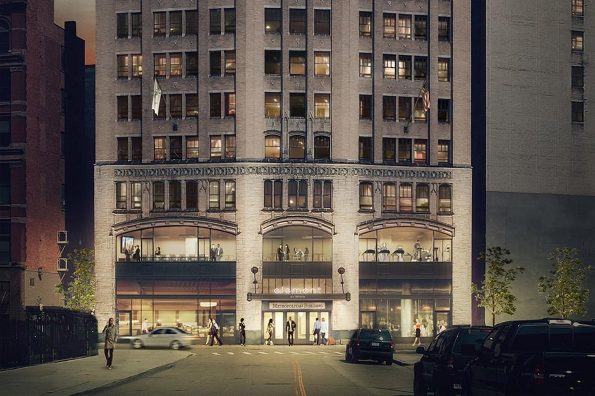 Hotel Element Detroit At The Metropolitan Exterior foto